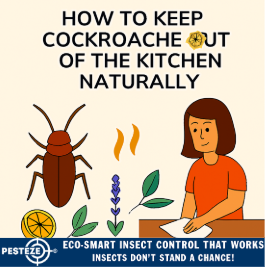HOW TO KEEP COCKROACHES OUT OF THE KITCHEN NATURALLY