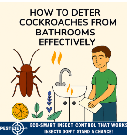 HOW TO DETER COCKROACHES FROM BATHROOMS EFFECTIVELY