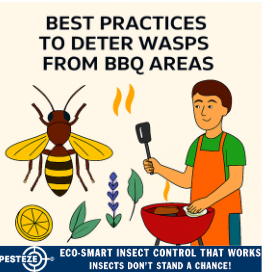 BEST PRACTICES TO DETER WASPS FROM BBQ AREAS