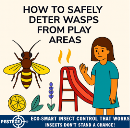 HOW TO SAFELY DETER WASPS FROM PLAY AREAS