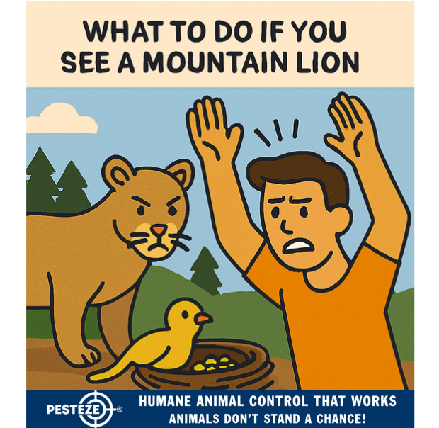 WHAT TO DO IF YOU SEE A MOUNTAIN LION