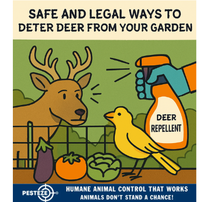 SAFE AND LEGAL WAYS TO DETER DEER FROM YOUR GARDEN