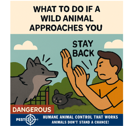 WHAT TO DO IF A WILD ANIMAL APPROACHES YOU