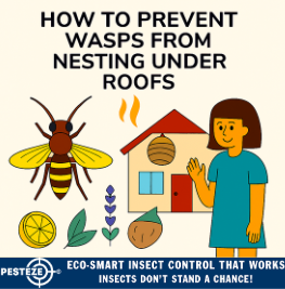 HOW TO PREVENT WASPS FROM NESTING UNDER ROOFS