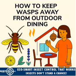HOW TO KEEP WASPS AWAY FROM OUTDOOR DINING