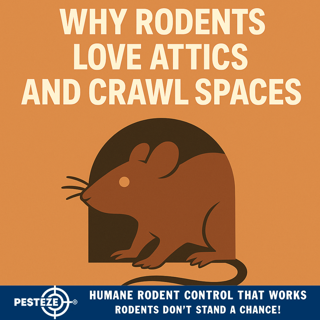 WHY RODENTS LOVE ATTICS AND CRAWL SPACES
