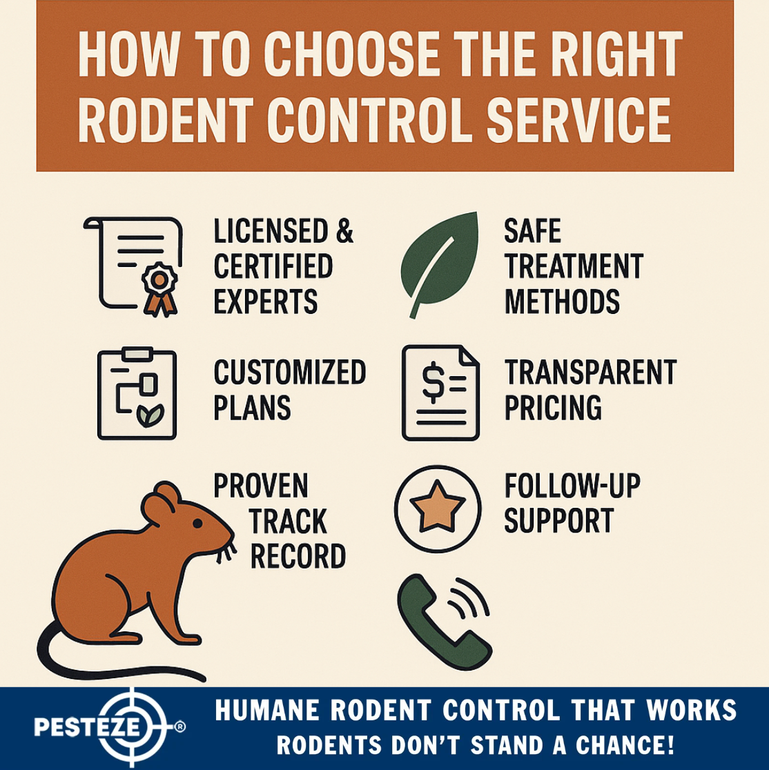 HOW TO CHOOSE THE RIGHT RODENT CONTROL SERVICE