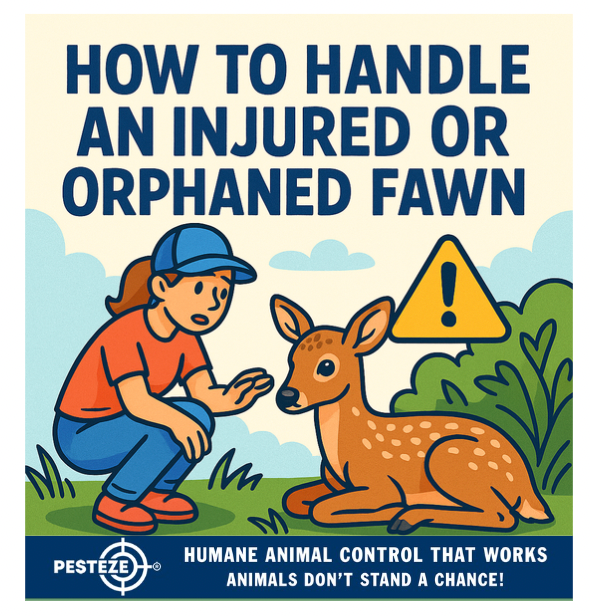 HOW TO HANDLE AN INJURED OR ORPHANED FAWN