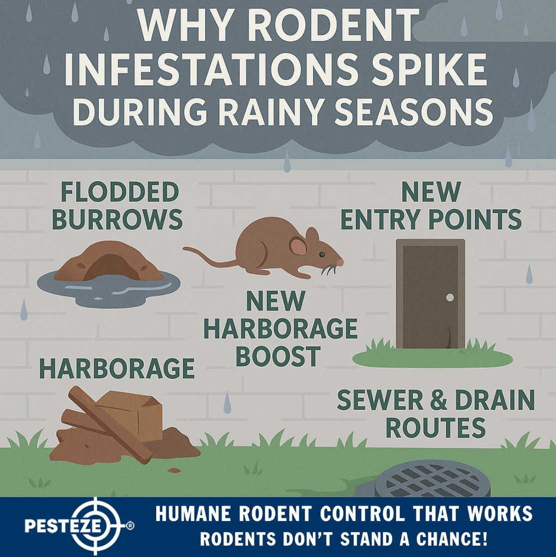 WHY RODENT INFESTATIONS SPIKE DURING RAINY SEASONS