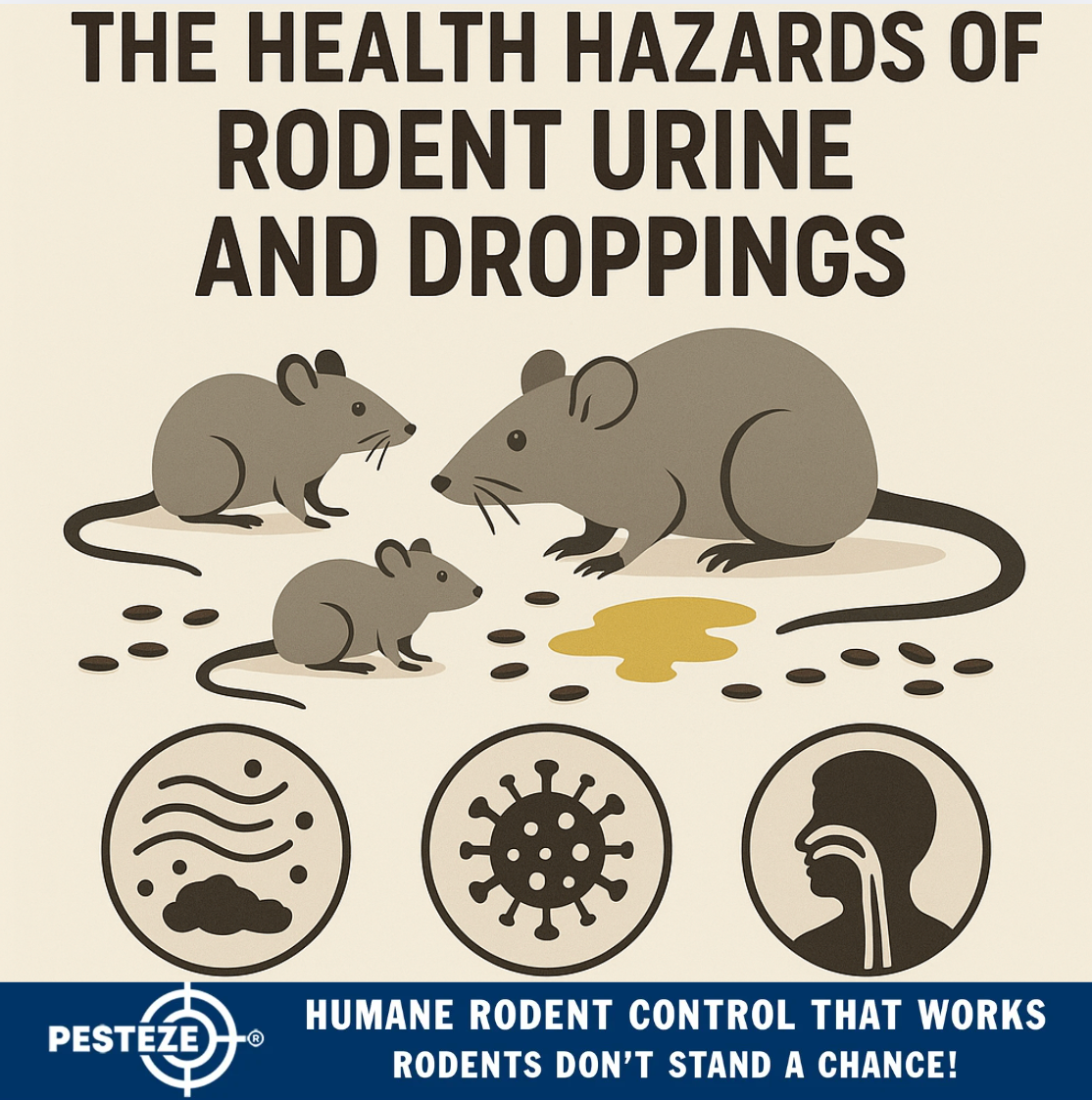 THE HEALTH HAZARDS OF RODENT URINE AND DROPPINGS
