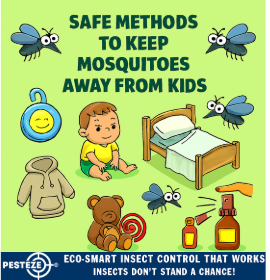 SAFE METHODS TO KEEP MOSQUITOES AWAY FROM KIDS