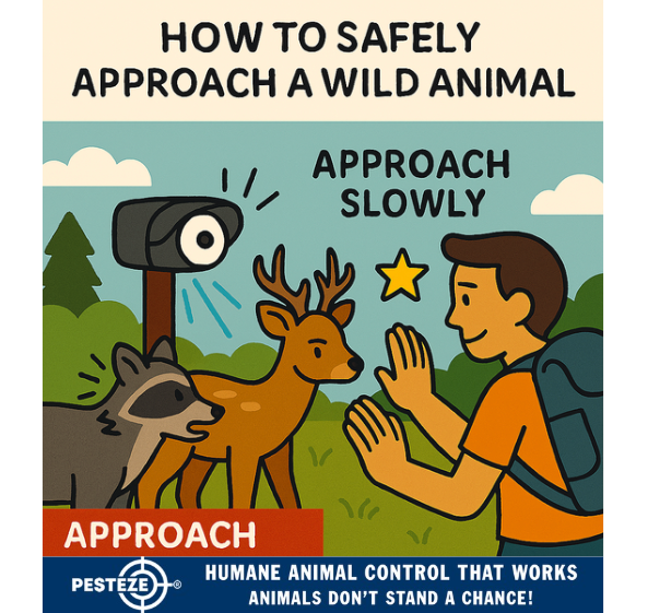 HOW TO SAFELY APPROACH A WILD ANIMAL