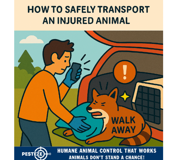 HOW TO SAFELY TRANSPORT AN INJURED ANIMAL