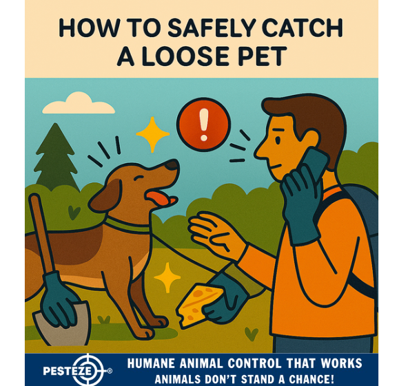 HOW TO SAFELY CATCH A LOOSE PET
