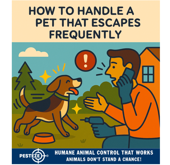HOW TO HANDLE A PET THAT ESCAPES FREQUENTLY