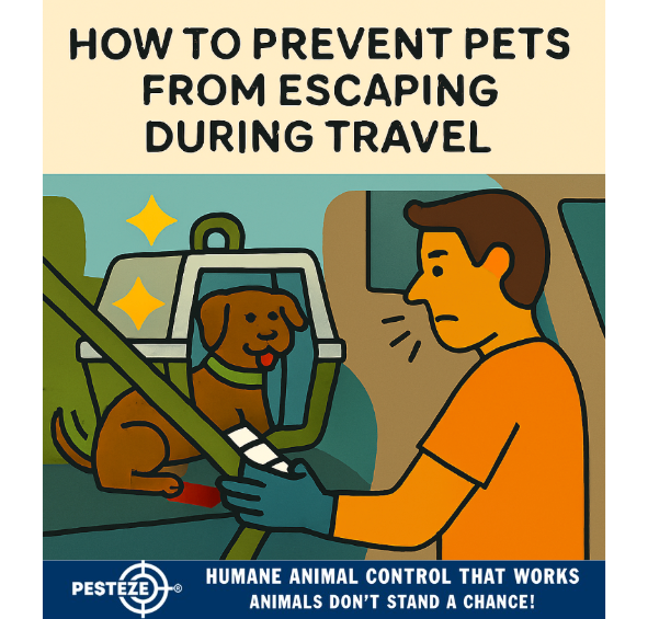 HOW TO PREVENT PETS FROM ESCAPING DURING TRAVEL