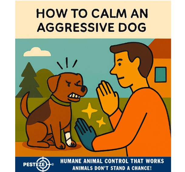 HOW TO CALM AN AGGRESSIVE DOG