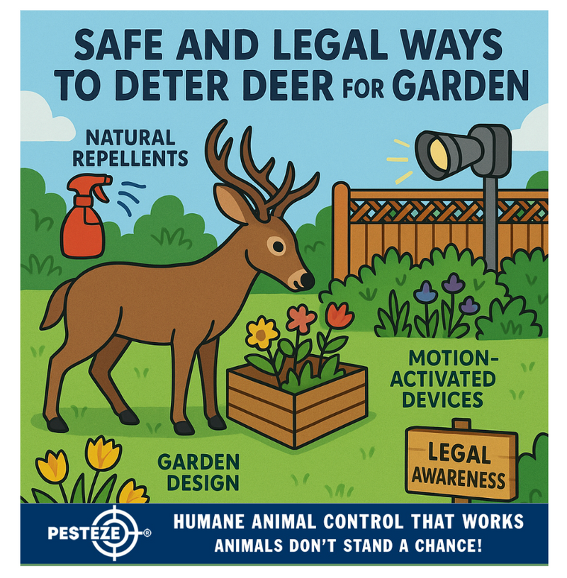 SAFE AND LEGAL WAYS TO DETER DEER FROM YOUR GARDEN - Pesteze