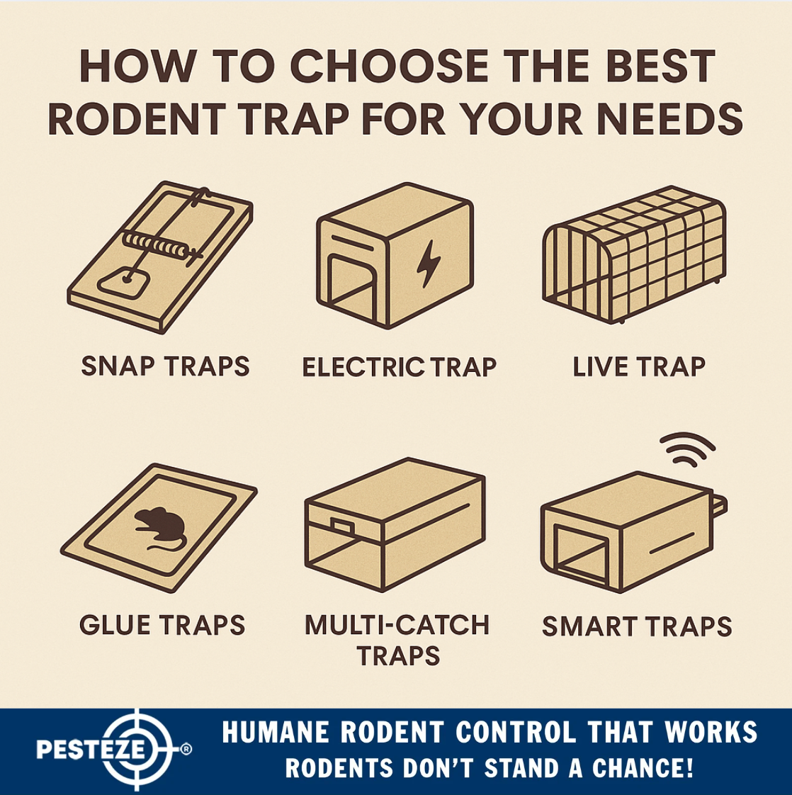 HOW TO CHOOSE THE BEST RODENT TRAP FOR YOUR NEEDS