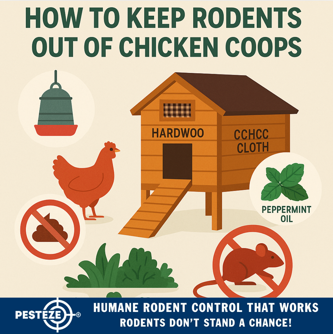HOW TO KEEP RODENTS OUT OF CHICKEN COOPS