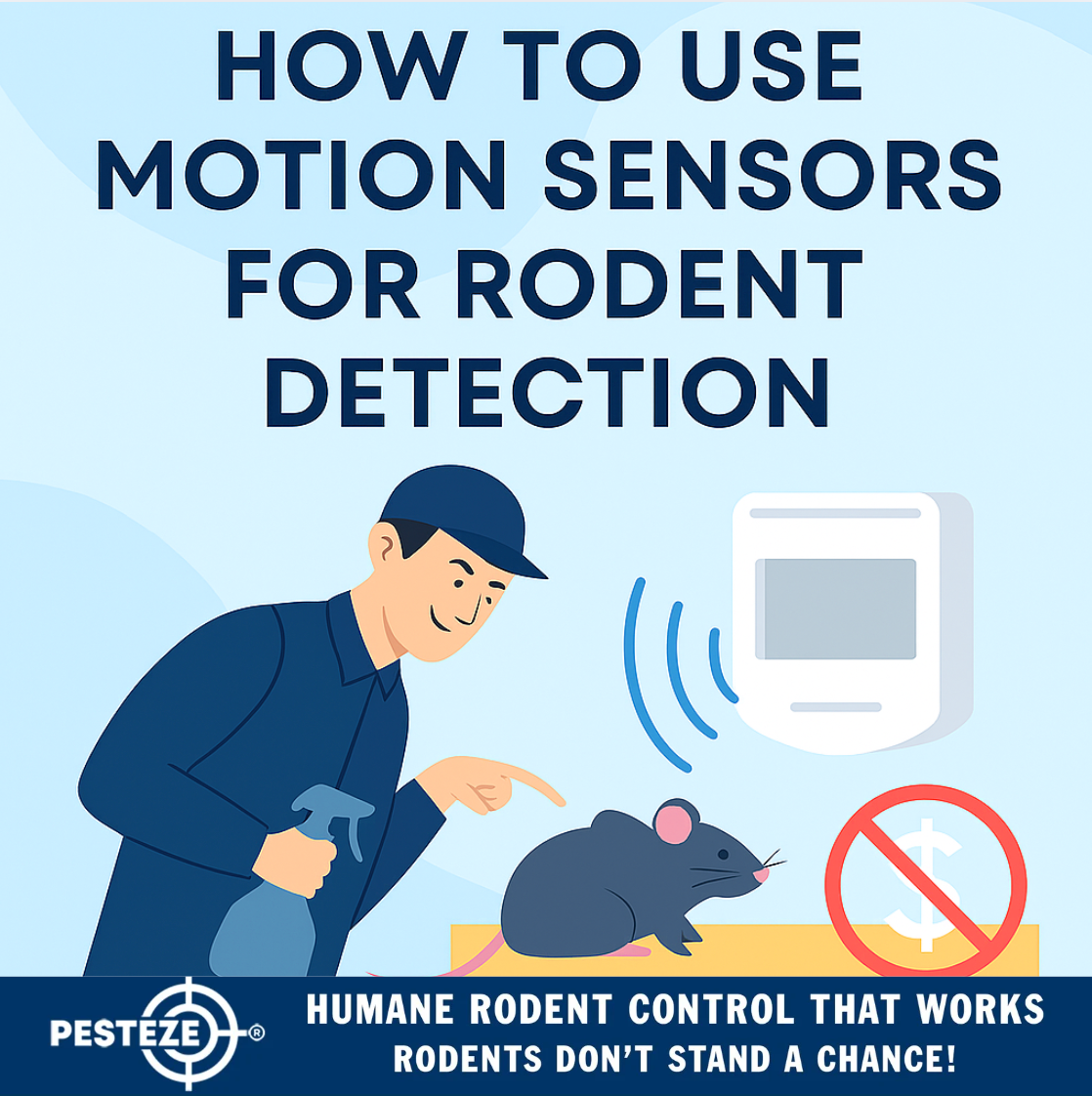 HOW TO USE MOTION SENSORS FOR RODENT DETECTION