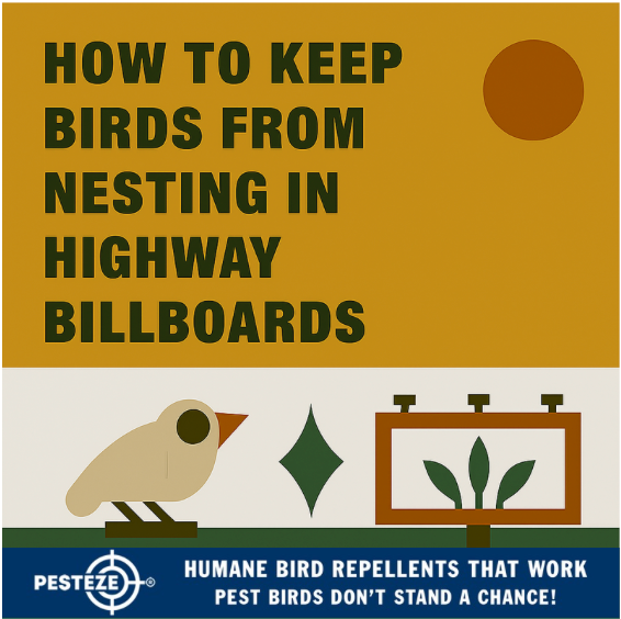 HOW TO KEEP BIRDS FROM NESTING IN HIGHWAY BILLBOARDS