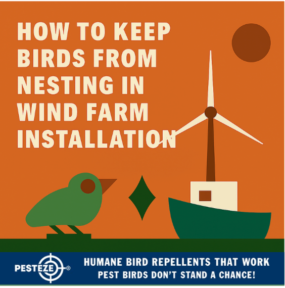 HOW TO KEEP BIRDS FROM NESTING IN WIND FARM INSTALLATIONS