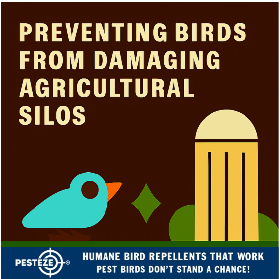 PREVENTING BIRDS FROM DAMAGING AGRICULTURAL SILOS
