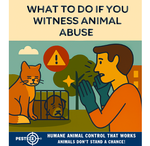 WHAT TO DO IF YOU WITNESS ANIMAL ABUSE