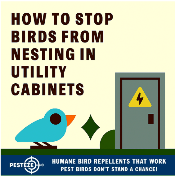 HOW TO STOP BIRDS FROM NESTING IN UTILITY CABINETS