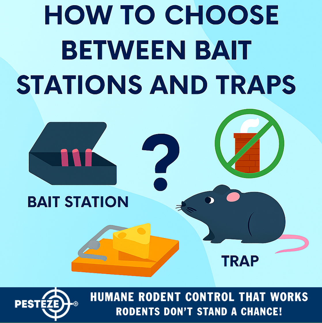 HOW TO CHOOSE BETWEEN BAIT STATIONS AND TRAPS