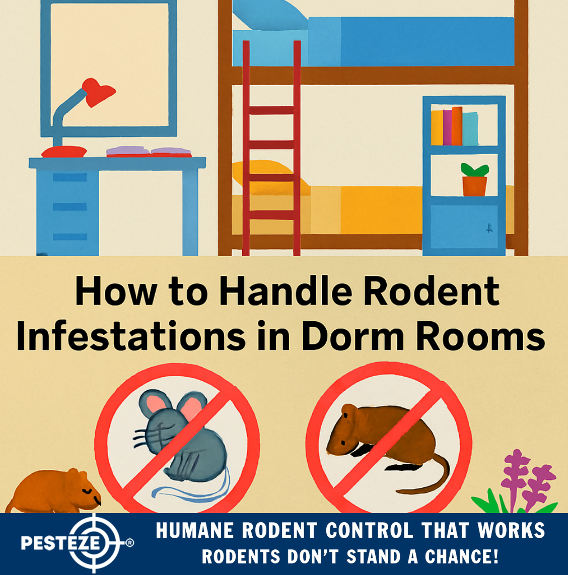 HOW TO HANDLE RODENT INFESTATIONS IN DORM ROOMS