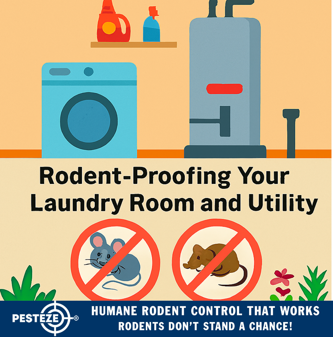 RODENT-PROOFING YOUR LAUNDRY ROOM AND UTILITY AREAS