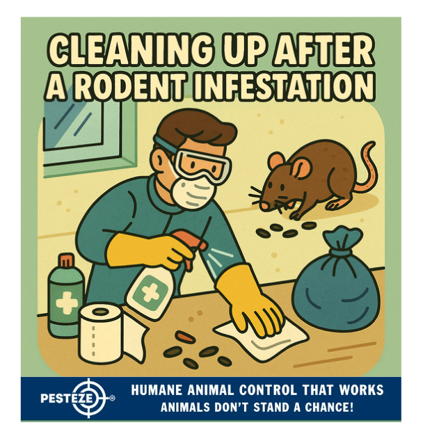 CLEANING UP AFTER A RODENT INFESTATION