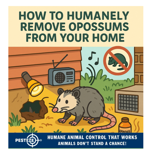 HOW TO HUMANELY REMOVE OPOSSUMS FROM YOUR HOME