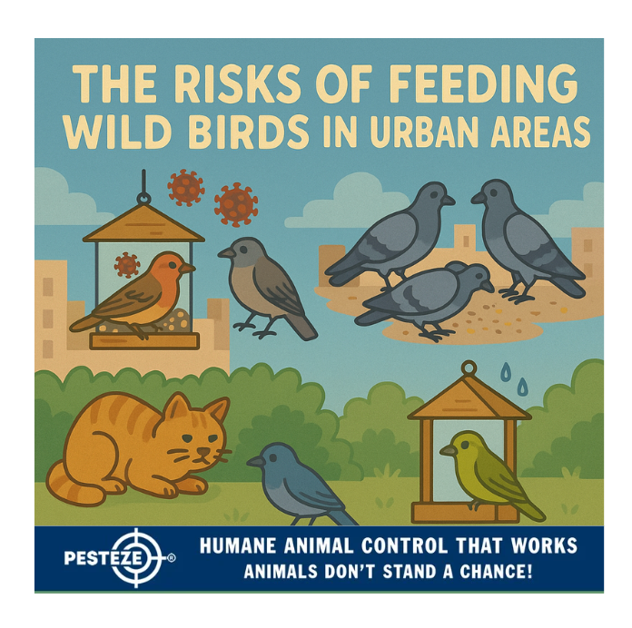 THE RISKS OF FEEDING WILD BIRDS IN URBAN AREAS
