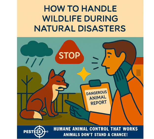 HOW TO HANDLE WILDLIFE DURING NATURAL DISASTERS