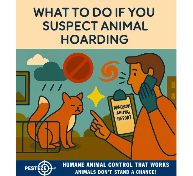 WHAT TO DO IF YOU SUSPECT ANIMAL HOARDING