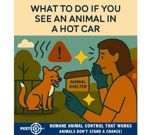 WHAT TO DO IF YOU SEE AN ANIMAL IN A HOT CAR