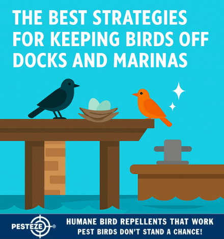 THE BEST STRATEGIES FOR KEEPING BIRDS OFF DOCKS AND MARINAS