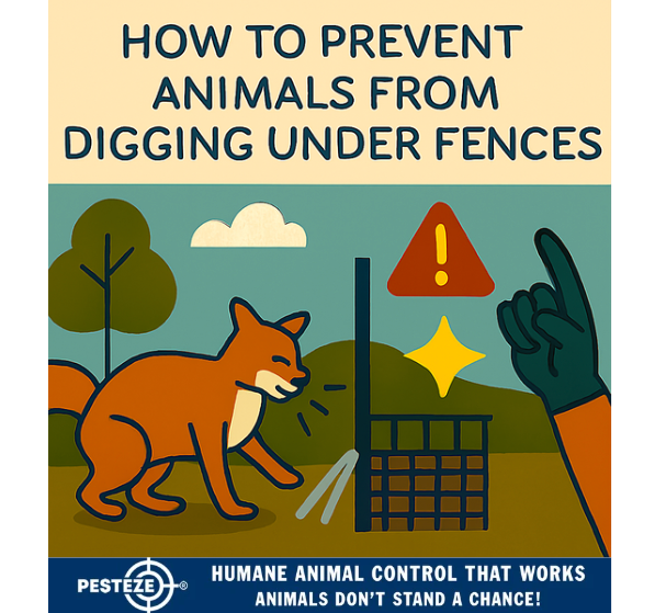 HOW TO PREVENT ANIMALS FROM DIGGING UNDER FENCES