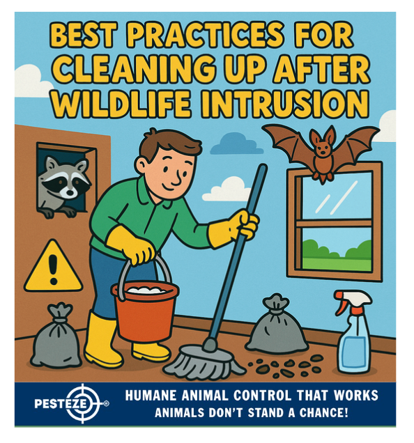 BEST PRACTICES FOR CLEANING UP AFTER WILDLIFE INTRUSION