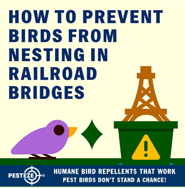 HOW TO PREVENT BIRDS FROM NESTING IN RAILROAD BRIDGES