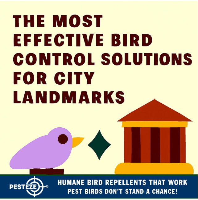 THE MOST EFFECTIVE BIRD CONTROL SOLUTIONS FOR CITY LANDMARKS