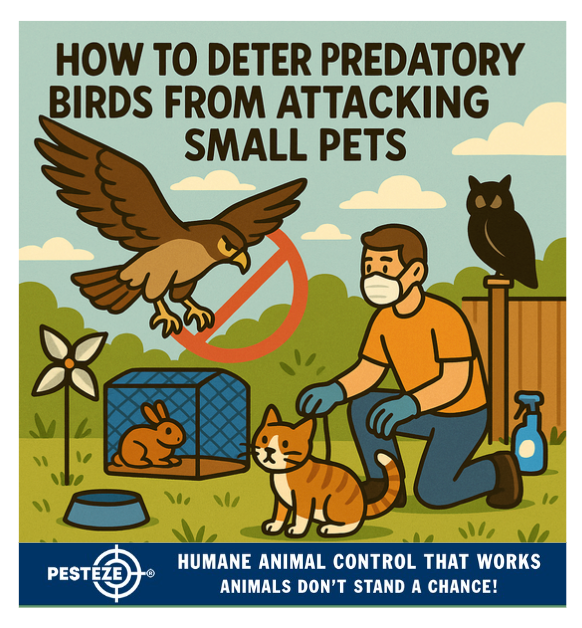 HOW TO DETER PREDATORY BIRDS FROM ATTACKING SMALL PETS