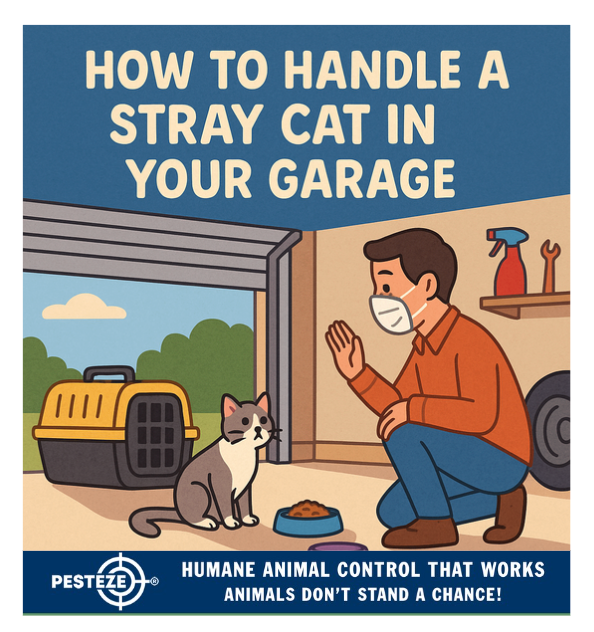 HOW TO HANDLE A STRAY CAT IN YOUR GARAGE