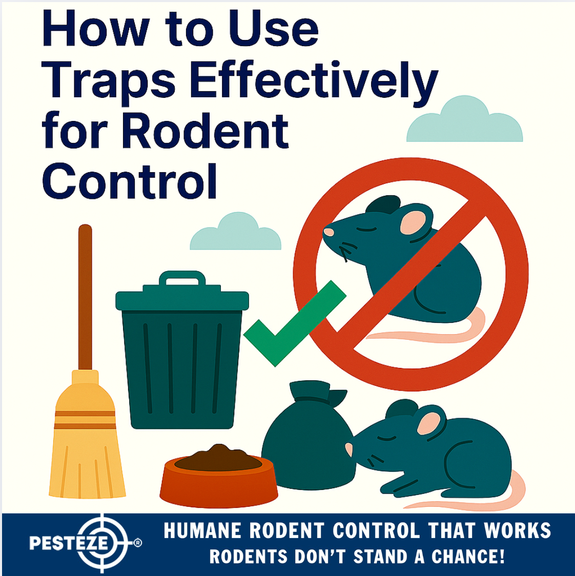 HOW TO USE TRAPS EFFECTIVELY FOR RODENT CONTROL