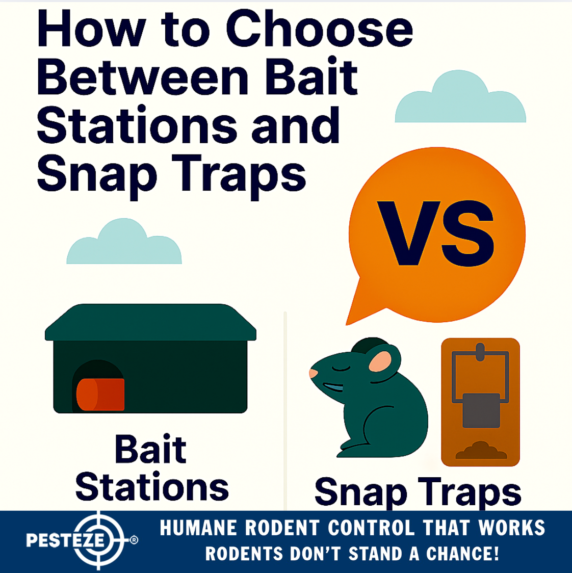 HOW TO CHOOSE BETWEEN BAIT STATIONS AND SNAP TRAPS
