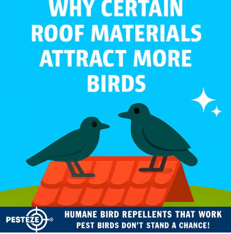 WHY CERTAIN ROOF MATERIALS ATTRACT MORE BIRDS
