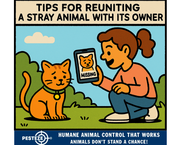TIPS FOR REUNITING A STRAY ANIMAL WITH ITS OWNER